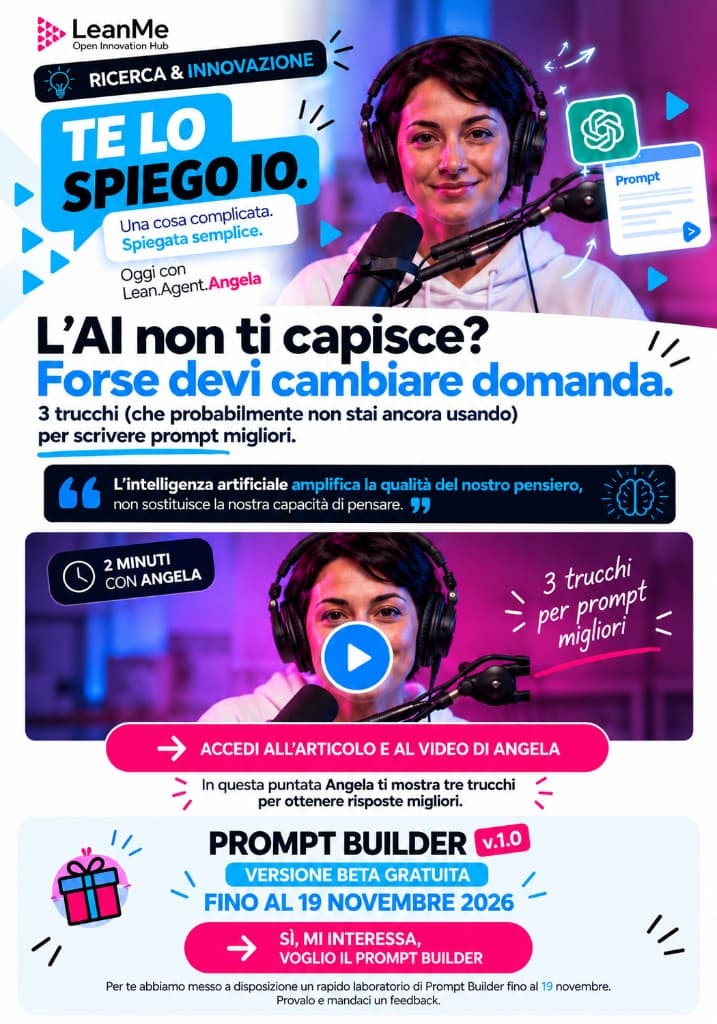 Te lo spiego io. Episodio 02: l'AI non ti capisce? Forse devi cambiare domanda.